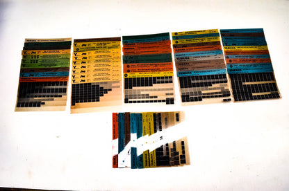 OEM Yamaha Microfiche Lot Of 57