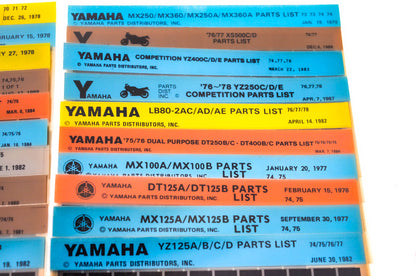 OEM Yamaha Microfiche Lot Of 57