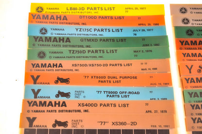 OEM Yamaha 1977-1979 Microfiche Lot Of 54