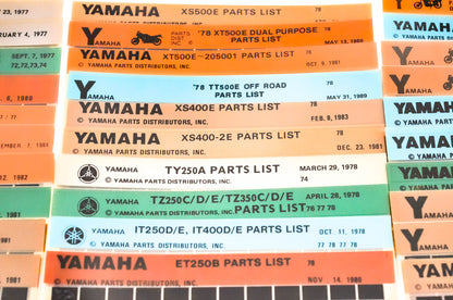 OEM Yamaha 1977-1979 Microfiche Lot Of 54