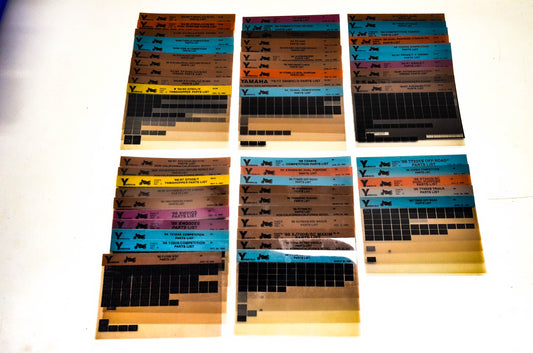 OEM Yamaha 1984-1986 Microfiche Lot Of 55