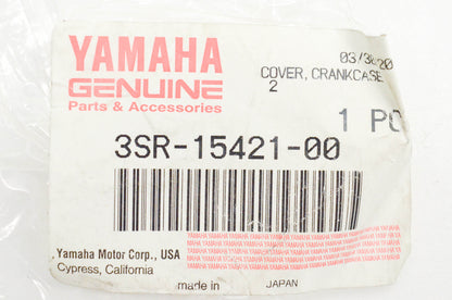 New OEM Yamaha 3SR-15421-00-00 Crankcase Cover NOS