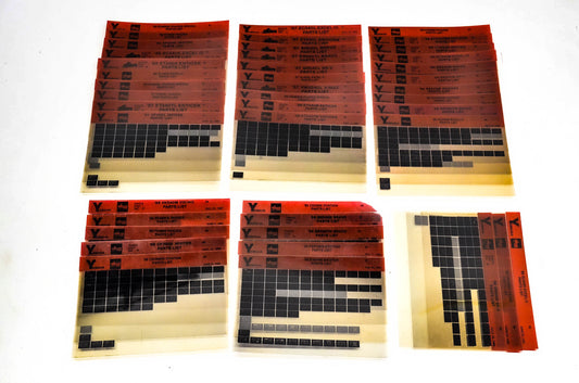 OEM Yamaha Snowmobile 1986-1989 Microfiche Lot Of 43