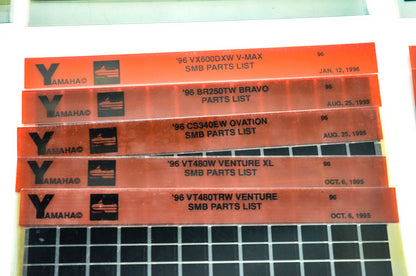 OEM Yamaha Snowmobile 1994-1996 Microfiche Lot Of 43