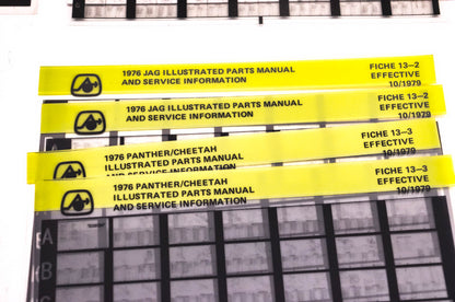 OEM Arctic Cat 1967-1976 Microfiche Lot Of 49