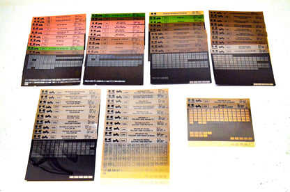 OEM Kawasaki G3/4/5 H1/2 S1/2 W Series VN Models Microfiche Lot Of 62