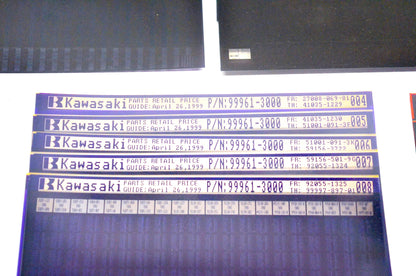 OEM Kawasaki Bulletin Warranty Ktech News Microfiches Lot Of 37