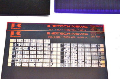 OEM Kawasaki Bulletin Warranty Ktech News Microfiches Lot Of 37