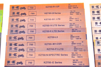 OEM Kawasaki Microfiche Lot Of 50