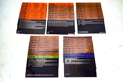 OEM Kawasaki Microfiche Lot Of 50