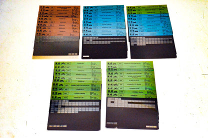 OEM Kawasaki Microfiche Lot Of 50