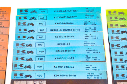 OEM Kawasaki Microfiche Lot Of 50