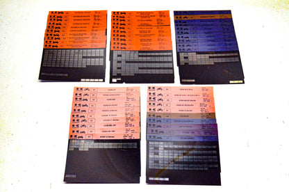 OEM Kawasaki Microfiche Lot Of 50