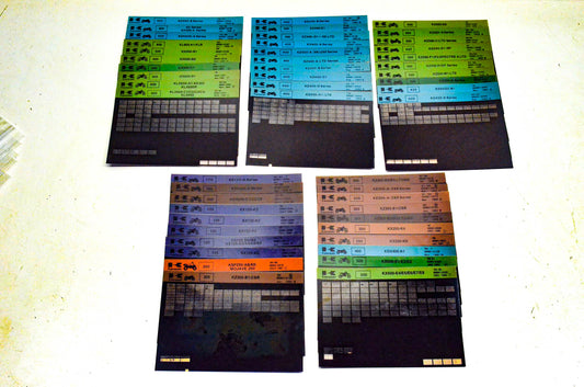 OEM Kawasaki Microfiche Lot Of 50