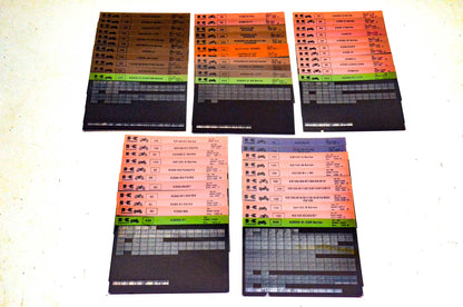 OEM Kawasaki Microfiche Lot Of 55