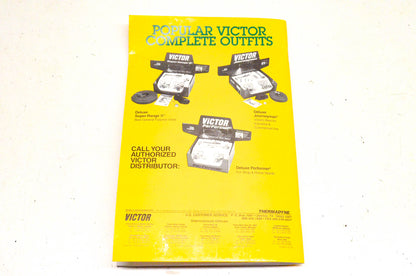 Victor 56-0003 Oxy Fuel Welding Cutting Heating Guide NOS