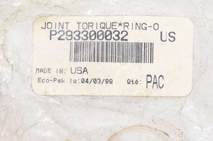 Aftermarket P293300032, 293300032 O Ring NOS