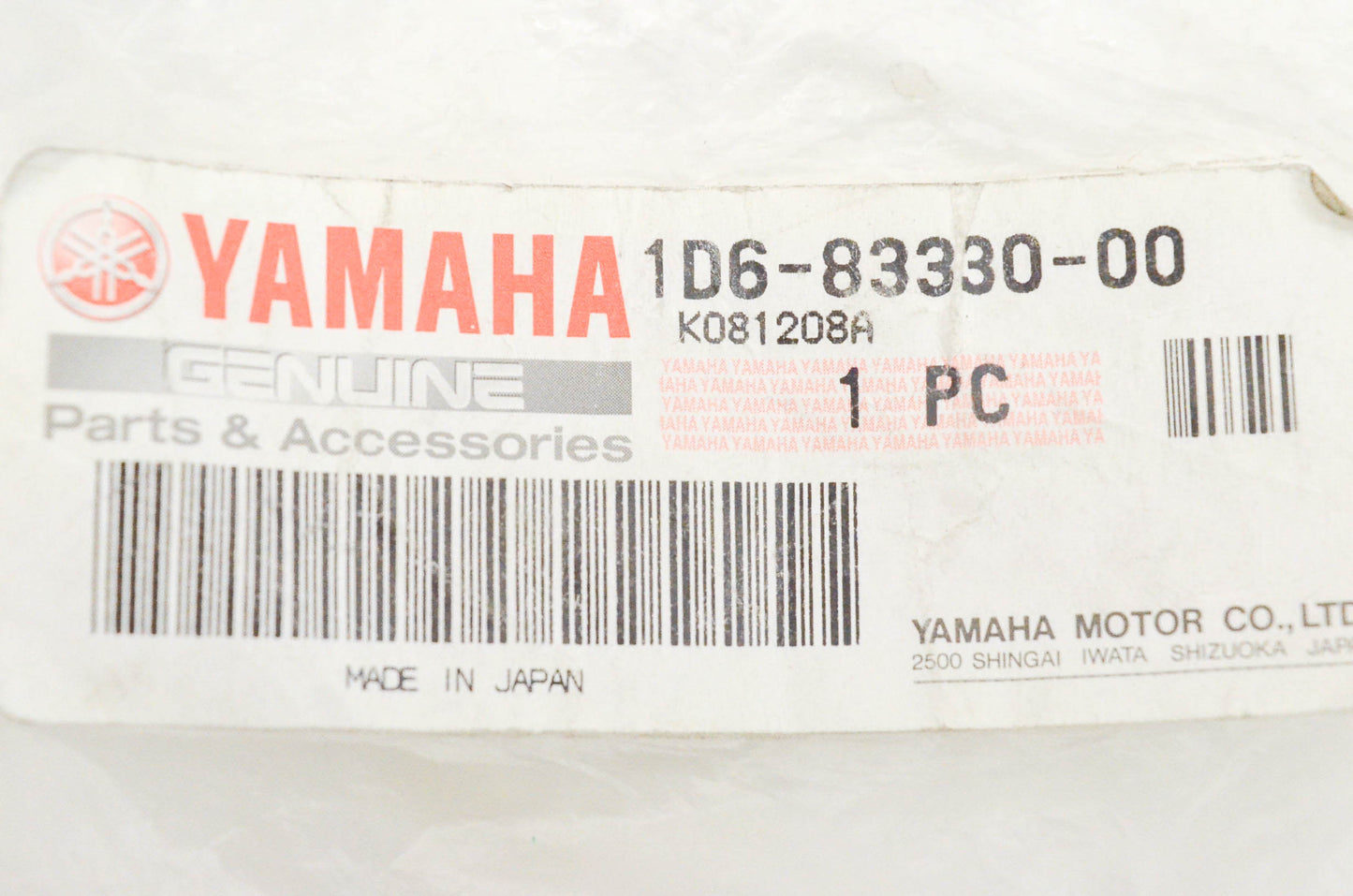 New OEM Yamaha 1D6-83330-00-00 Rear Turn Signal Assembly NOS
