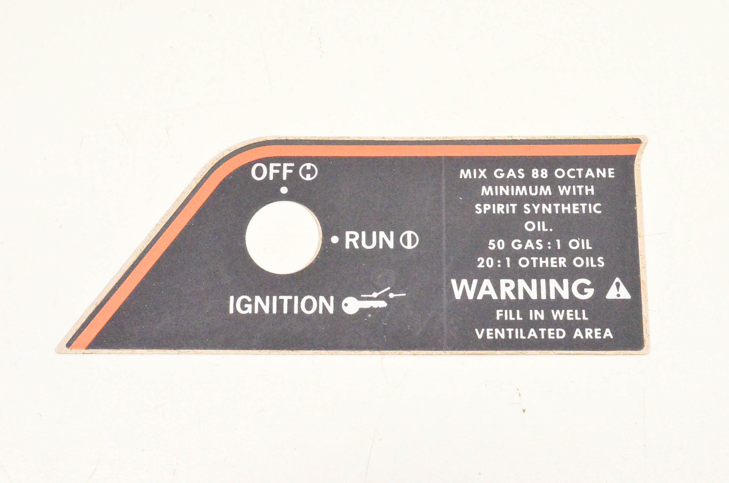 New OEM Arctic Cat 0211-743 Dash Decal NOS