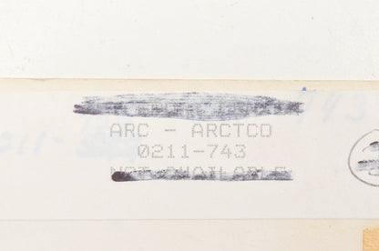 New OEM Arctic Cat 0211-743 Dash Decal NOS