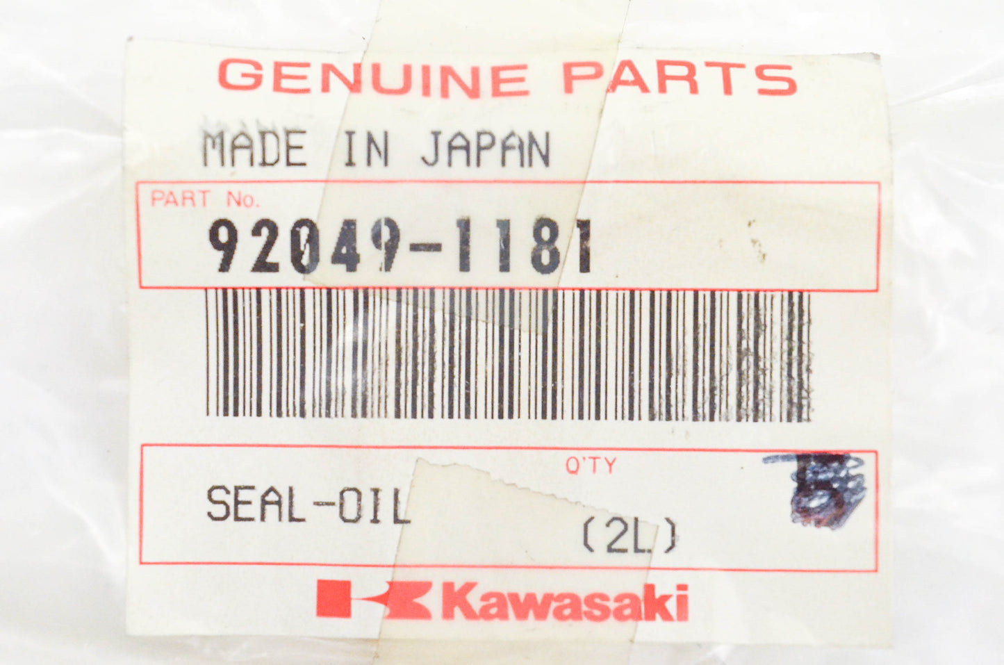 New OEM Kawasaki 92049-1181 Oil Seal NOS