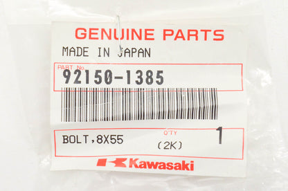New OEM Kawasaki 92150-1385 Bolt 8x55 NOS