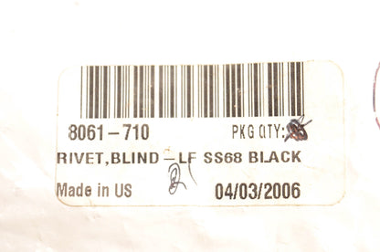New OEM Arctic Cat 8061-710 Blind Rivet Qty 3 NOS