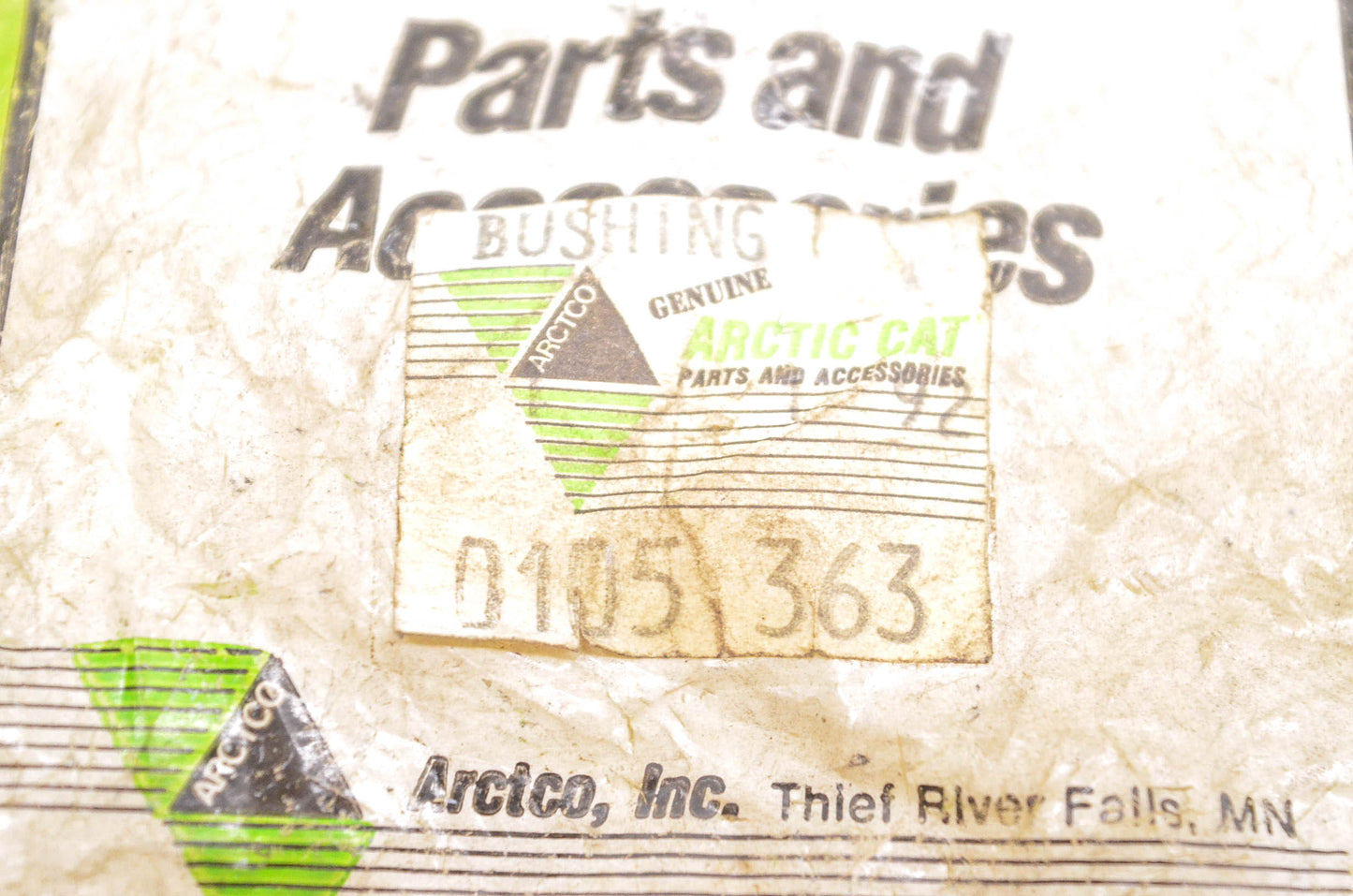 New OEM Arctic Cat 0105-363 Spindle Bushing NOS