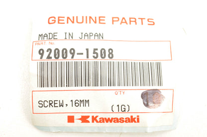 New OEM Kawasaki 92009-1508 Front Fender Screw NOS