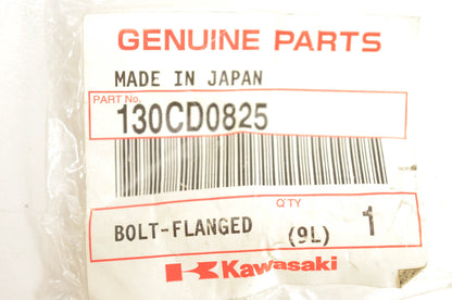 New OEM Kawasaki 130CD0825 Flanged Bolt NOS