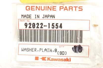 New OEM Kawasaki 92022-1554 Plain Washer Qty 2 NOS