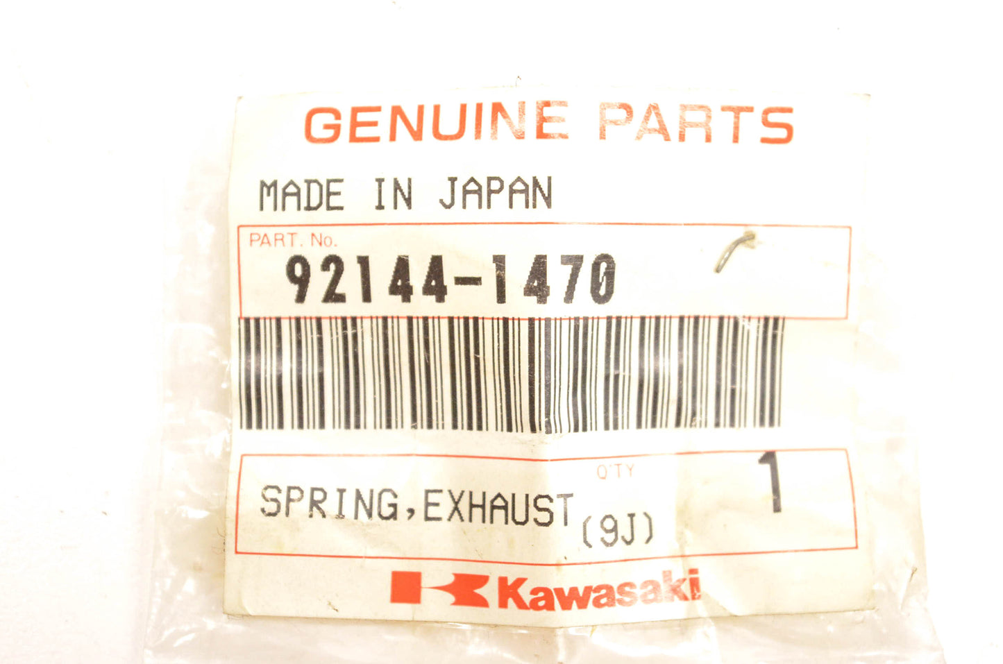New OEM Kawasaki 92144-1470 Exhaust Spring NOS