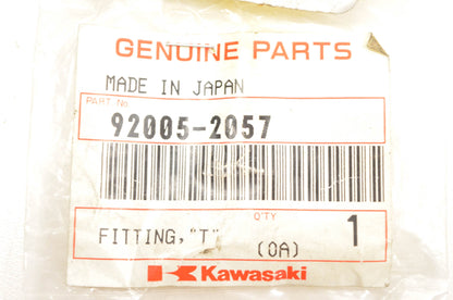 New OEM Kawasaki 92005-2057 T Fitting NOS