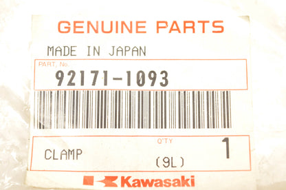 New OEM Kawasaki 92171-1093 Clamp NOS