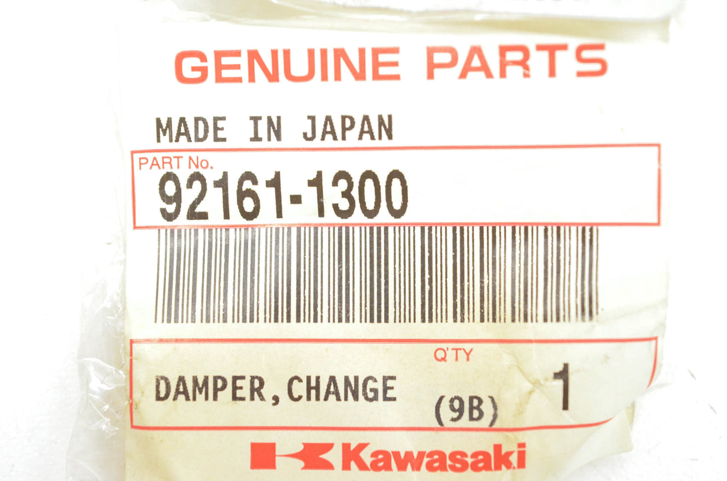 New OEM Kawasaki 92161-1300 Change Damper NOS