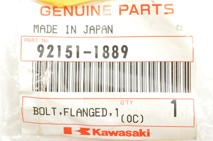 New OEM Kawasaki 92151-1889 Flanged Bolt NOS