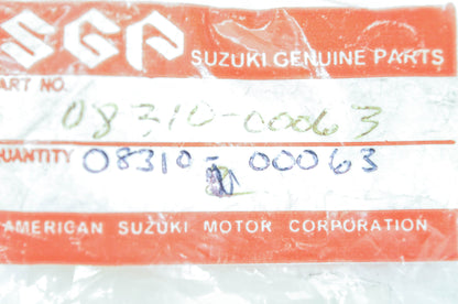 New OEM Suzuki 08310-00063 Nut Silver
 NOS
