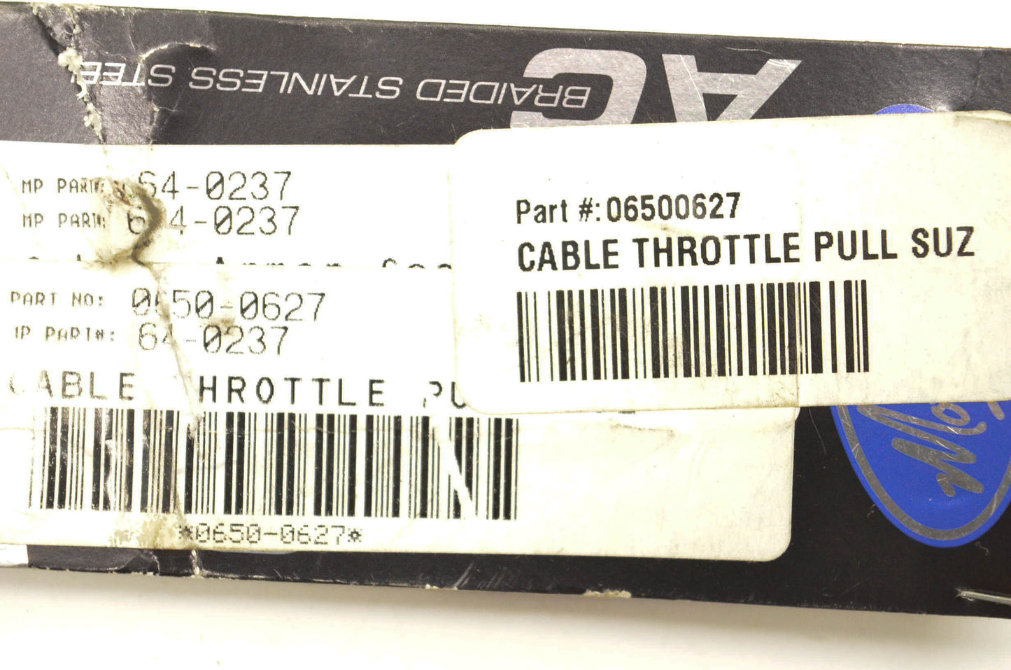 Motion Pro 64-0237, 0650-0627, 06500627 Pull Throttle Cable NOS