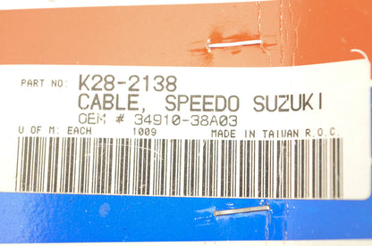 Parts Unlimited K28-2138, 34910-38A03 Speedometer Cable NOS