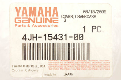 New OEM Yamaha 4JH-15431-00-00 Crankcase Cover NOS