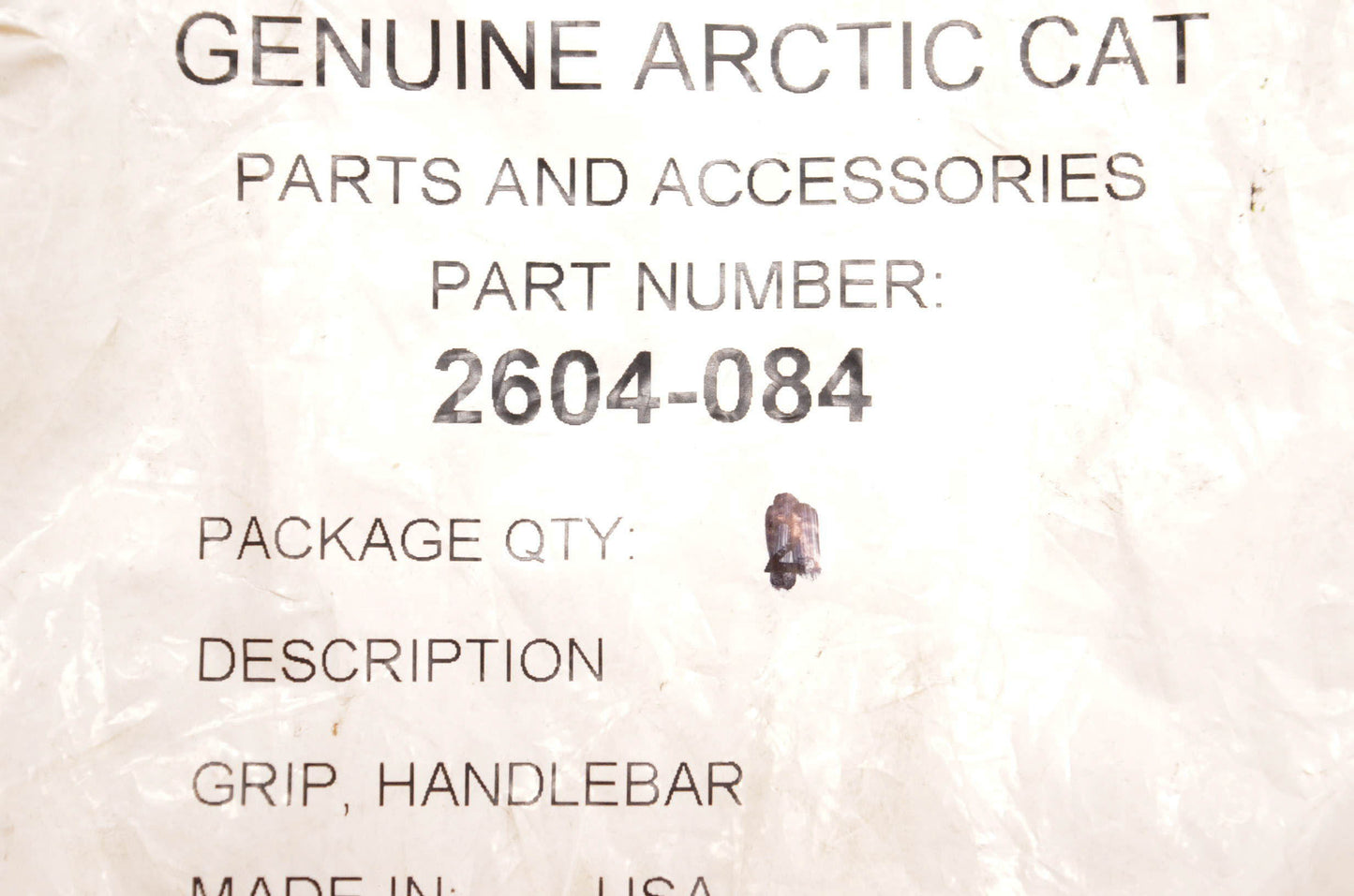 New OEM Arctic Cat 2604-084 Handlebar Grip 5.6" NOS
