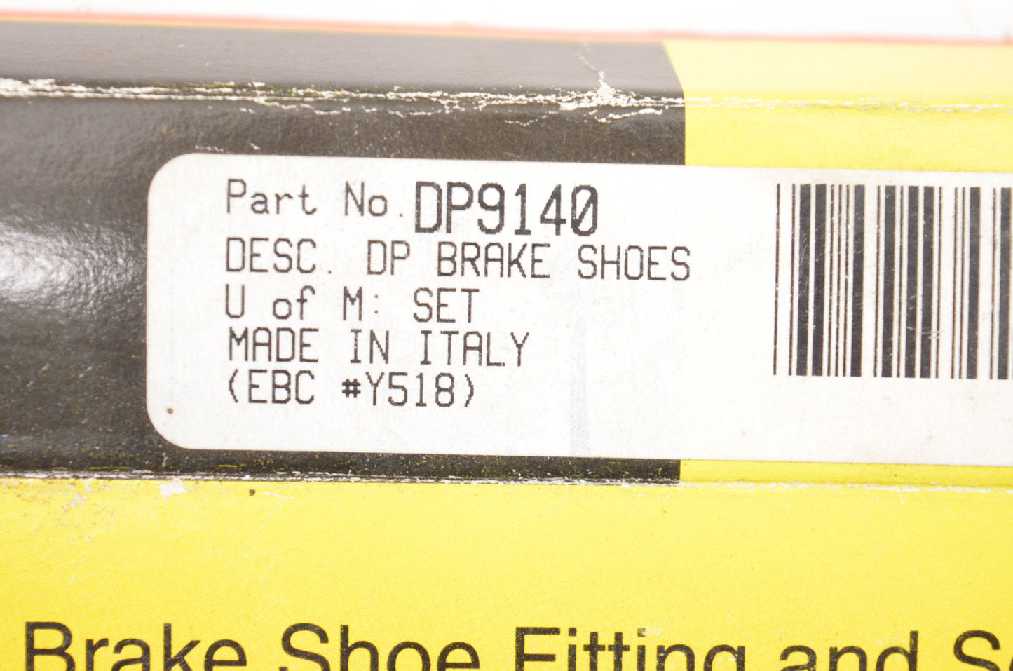 DP Brakes DP9140 Brake Shoe Kit NOS