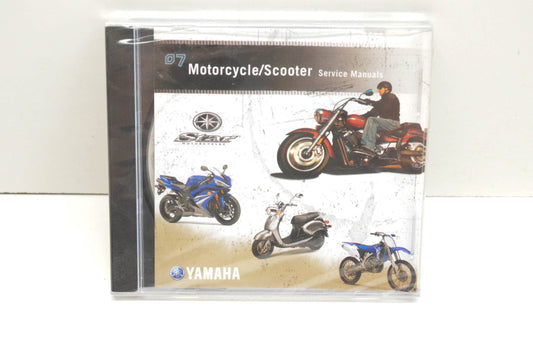 New OEM Yamaha LIT-CDSRV-MC-07 2007 Motorcycle/Scooter Service Manual CD-ROM NOS