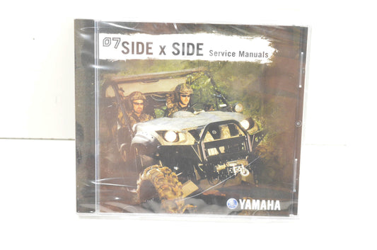 New OEM Yamaha LIT-CDSRV-SS-07 2007 Side X Side Service Manual CD-ROM NOS