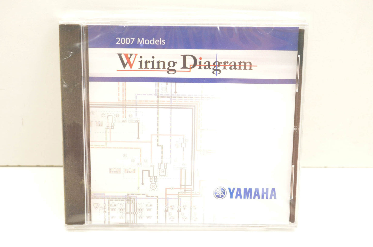 New OEM Yamaha LIT-CDSRV-WD-07 2007 Wiring Diagram CD-ROM NOS