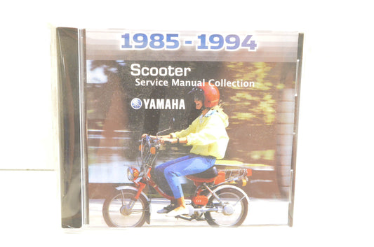 New OEM Yamaha LIT-CDSRV-SC-85 1985-1994 Scooter Service Manual Collection CD-ROM NOS