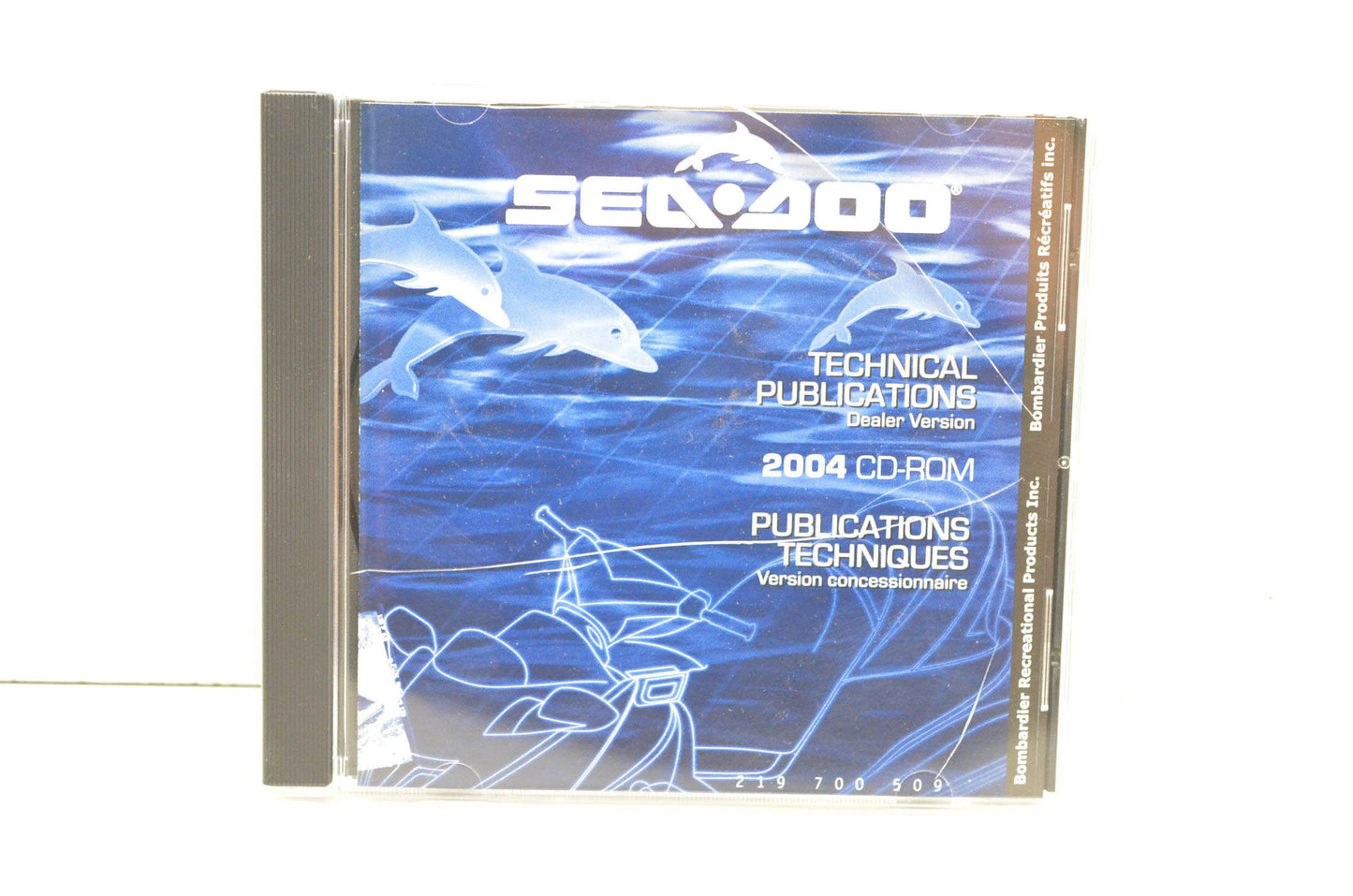 Sea Doo 219700509 2004 Technical Publications CD-ROM