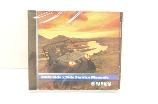 New OEM Yamaha LIT-CDSRV-SS-05 2005 Side X Side Service Manual CD-ROM NOS