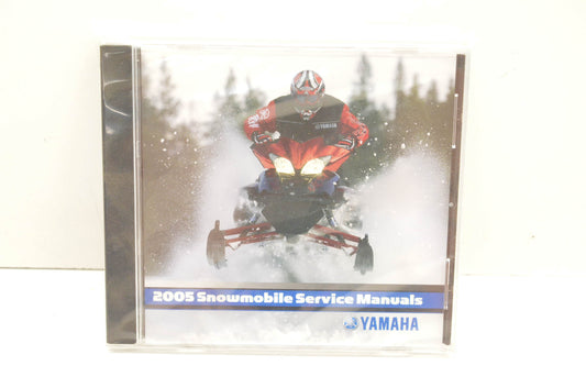 New OEM Yamaha LIT-CDSRV-SM-05 2005 Snowmobile Service Manual CD-ROM NOS