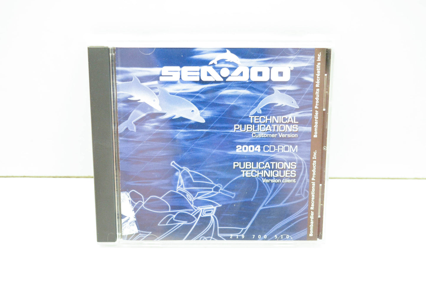 Sea Doo 219700510 2004 Technical Publications Customer Version CD-ROM